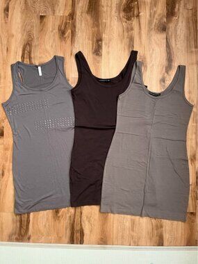 Long Length Tank Tops 3 Piece Set (M/L size)